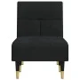 Sofá diván de terciopelo negro de vidaXL, Divanes - Ref: Foro24-352811, Precio: 185,23 €, Descuento: %