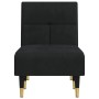 Sofá diván de terciopelo negro de vidaXL, Divanes - Ref: Foro24-352811, Precio: 189,07 €, Descuento: %