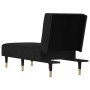 Sofá diván de terciopelo negro de vidaXL, Divanes - Ref: Foro24-352811, Precio: 189,07 €, Descuento: %