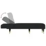 Sofá diván de terciopelo negro de vidaXL, Divanes - Ref: Foro24-352811, Precio: 185,23 €, Descuento: %