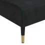 Sofá diván de terciopelo negro de vidaXL, Divanes - Ref: Foro24-352811, Precio: 185,23 €, Descuento: %
