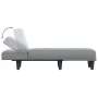 Sofá diván de tela gris claro de vidaXL, Divanes - Ref: Foro24-352813, Precio: 158,49 €, Descuento: %
