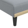 Sofá diván de tela gris claro de vidaXL, Divanes - Ref: Foro24-352813, Precio: 140,82 €, Descuento: %