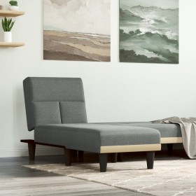 Sofá diván de tela gris oscuro de vidaXL, Divanes - Ref: Foro24-352814, Precio: 133,92 €, Descuento: %