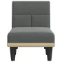 Sofá diván de tela gris oscuro de vidaXL, Divanes - Ref: Foro24-352817, Precio: 151,00 €, Descuento: %