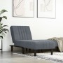 Sofá diván de terciopelo gris oscuro de vidaXL, Divanes - Ref: Foro24-352827, Precio: 159,88 €, Descuento: %