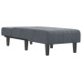 Sofá diván de terciopelo gris oscuro de vidaXL, Divanes - Ref: Foro24-352827, Precio: 159,88 €, Descuento: %