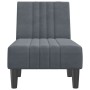 Sofá diván de terciopelo gris oscuro de vidaXL, Divanes - Ref: Foro24-352827, Precio: 159,88 €, Descuento: %