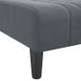 Sofá diván de terciopelo gris oscuro de vidaXL, Divanes - Ref: Foro24-352827, Precio: 159,88 €, Descuento: %