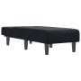 Sofá diván de terciopelo negro de vidaXL, Divanes - Ref: Foro24-352829, Precio: 145,96 €, Descuento: %