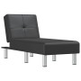 Diván de cuero sintético negro de vidaXL, Divanes - Ref: Foro24-352849, Precio: 154,11 €, Descuento: %