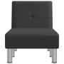 Diván de cuero sintético negro de vidaXL, Divanes - Ref: Foro24-352849, Precio: 154,11 €, Descuento: %