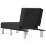 Diván de cuero sintético negro de vidaXL, Divanes - Ref: Foro24-352849, Precio: 164,09 €, Descuento: %