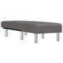 Diván de cuero sintético gris de vidaXL, Divanes - Ref: Foro24-352851, Precio: 161,72 €, Descuento: %