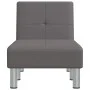Diván de cuero sintético gris de vidaXL, Divanes - Ref: Foro24-352851, Precio: 162,08 €, Descuento: %