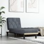 Sofá diván de terciopelo gris oscuro de vidaXL, Divanes - Ref: Foro24-352861, Precio: 137,30 €, Descuento: %
