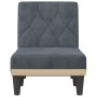 Sofá diván de terciopelo gris oscuro de vidaXL, Divanes - Ref: Foro24-352861, Precio: 137,30 €, Descuento: %