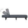 Sofá diván de terciopelo gris oscuro de vidaXL, Divanes - Ref: Foro24-352861, Precio: 137,30 €, Descuento: %