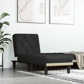 Sofá diván de terciopelo negro de vidaXL, Divanes - Ref: Foro24-352863, Precio: 145,01 €, Descuento: %