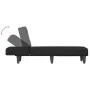 Sofá diván de terciopelo negro de vidaXL, Divanes - Ref: Foro24-352863, Precio: 145,01 €, Descuento: %
