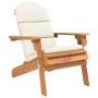 Silla de jardín Adirondack con cojines madera maciza acacia de vidaXL, Sillas de jardín - Ref: Foro24-360031, Precio: 133,37 ...