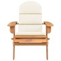 Silla de jardín Adirondack con cojines madera maciza acacia de vidaXL, Sillas de jardín - Ref: Foro24-360031, Precio: 133,37 ...