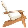 Silla de jardín Adirondack con cojines madera maciza acacia de vidaXL, Sillas de jardín - Ref: Foro24-360031, Precio: 133,37 ...