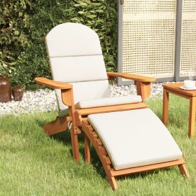 Silla de jardín Adirondack con reposapiés madera maciza acacia de vidaXL, Sillas de jardín - Ref: Foro24-360033, Precio: 221,...