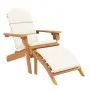 Silla de jardín Adirondack con reposapiés madera maciza acacia de vidaXL, Sillas de jardín - Ref: Foro24-360033, Precio: 214,...