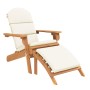 Silla de jardín Adirondack con reposapiés madera maciza acacia de vidaXL, Sillas de jardín - Ref: Foro24-360033, Precio: 221,...