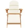 Silla de jardín Adirondack con reposapiés madera maciza acacia de vidaXL, Sillas de jardín - Ref: Foro24-360033, Precio: 214,...