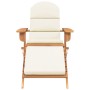 Silla de jardín Adirondack con reposapiés madera maciza acacia de vidaXL, Sillas de jardín - Ref: Foro24-360033, Precio: 221,...