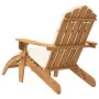 Silla de jardín Adirondack con reposapiés madera maciza acacia de vidaXL, Sillas de jardín - Ref: Foro24-360033, Precio: 214,...