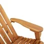 Silla de jardín Adirondack con reposapiés madera maciza acacia de vidaXL, Sillas de jardín - Ref: Foro24-360033, Precio: 214,...