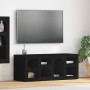 Mueble de TV Negro 100 x 35 x 40 cm Madera de ingeniería en Muebles TV | Comprar online en Foru.es