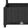 Jardinera con enrejado PP negro 80x40x121,5 cm de vidaXL, Maceteros y jardineras - Ref: Foro24-318270, Precio: 68,69 €, Descu...