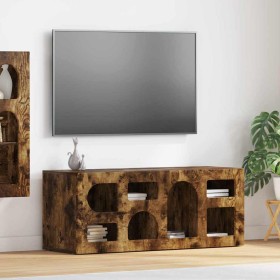 Mueble de TV Roble ahumado 100 x 35 x 40 cm en Muebles TV | Comprar online en Foru.es