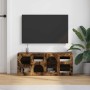 Mueble de TV Roble ahumado 100 x 35 x 40 cm en Muebles TV | Comprar online en Foru.es