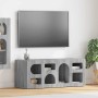 Mueble de TV Gris Sonoma 100 x 35 x 40 cm Madera de ingeniería en Muebles TV | Comprar online en Foru.es