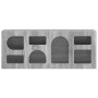 Mueble de TV Gris Sonoma 100 x 35 x 40 cm Madera de ingeniería en Muebles TV | Comprar online en Foru.es