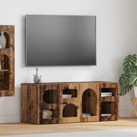 Mueble de TV Madera vieja 100 x 35 x 40 cm Madera de ingeniería en Muebles TV | Comprar online en Foru.es