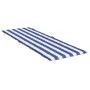 Cojín de tumbona tela Oxford a rayas azul y blanco de vidaXL, Cojines para sillas y sofás - Ref: Foro24-361355, Precio: 40,83...