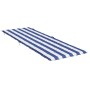 Cojín de tumbona tela Oxford a rayas azul y blanco de vidaXL, Cojines para sillas y sofás - Ref: Foro24-361355, Precio: 41,50...