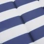 Cojín de tumbona tela Oxford a rayas azul y blanco de vidaXL, Cojines para sillas y sofás - Ref: Foro24-361355, Precio: 40,83...