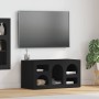 Mueble de TV Negro 80 x 35 x 40 cm Madera de ingeniería en Muebles TV | Comprar online en Foru.es