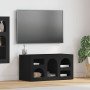 Mueble de TV Negro 80 x 35 x 40 cm Madera de ingeniería en Muebles TV | Comprar online en Foru.es
