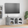 Mueble de TV Gris Concreto 80 x 35 x 40 cm Madera de ingeniería en Muebles TV | Comprar online en Foru.es