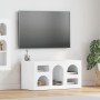 Mueble de TV brillante 80 x 35 x 40 cm Madera de ingeniería en Muebles TV | Comprar online en Foru.es
