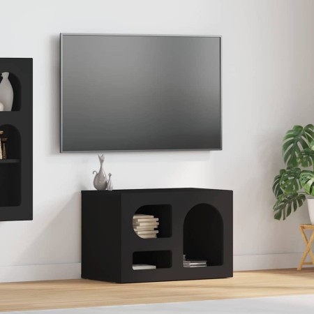 Mueble de TV Negro 60 x 35 x 40 cm Madera de ingeniería en Muebles TV | Comprar online en Foru.es