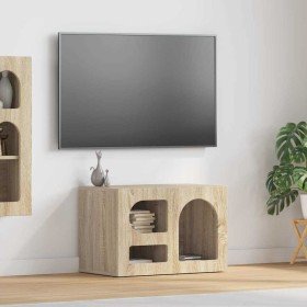 Mueble de TV Roble Sonoma 60 x 35 x 40 cm Madera de ingeniería en Muebles TV | Comprar online en Foru.es